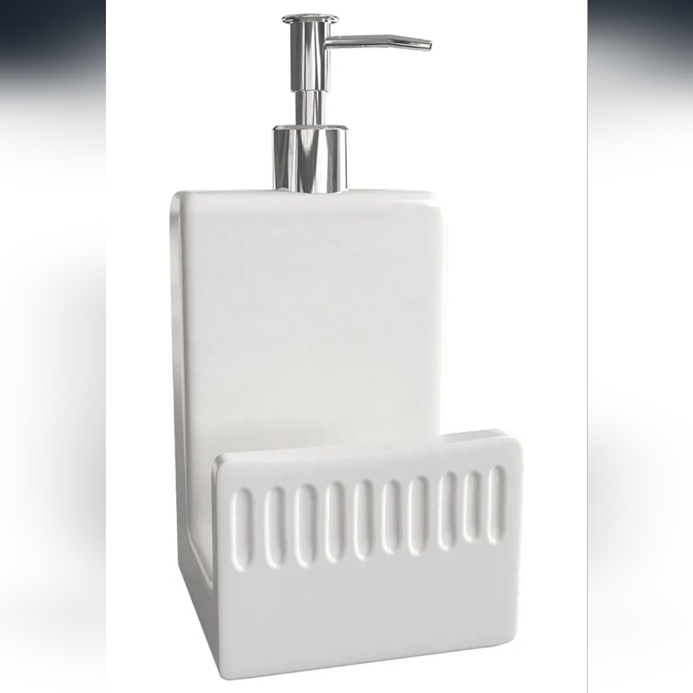 White Soap Dispenser